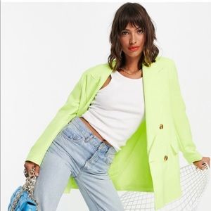 Topshop shoulder pad blazer